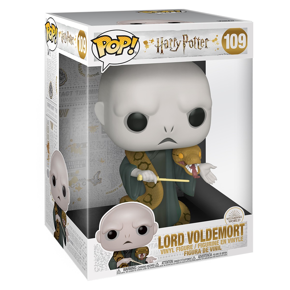 845грн+15%дисконт Арт.48037 Ігрова фігурка Funko Pop! серії Гаррі Поттер - Волдеморт з Нагайною (25 cm)