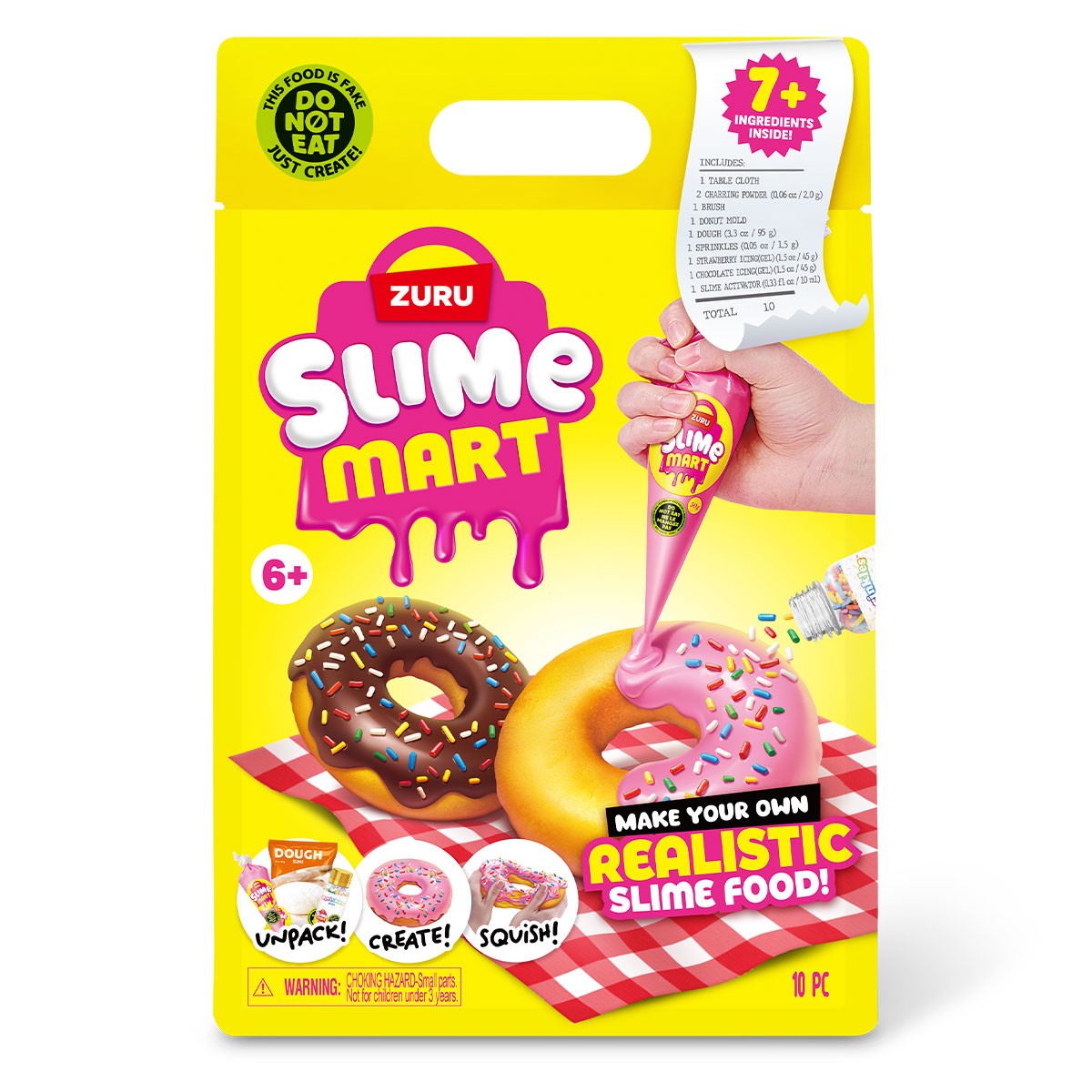 657грн+10% дисконт Арт.15901B Ігровий набір зі слаймами Slime Mart серії Shopping Bag – Пончик