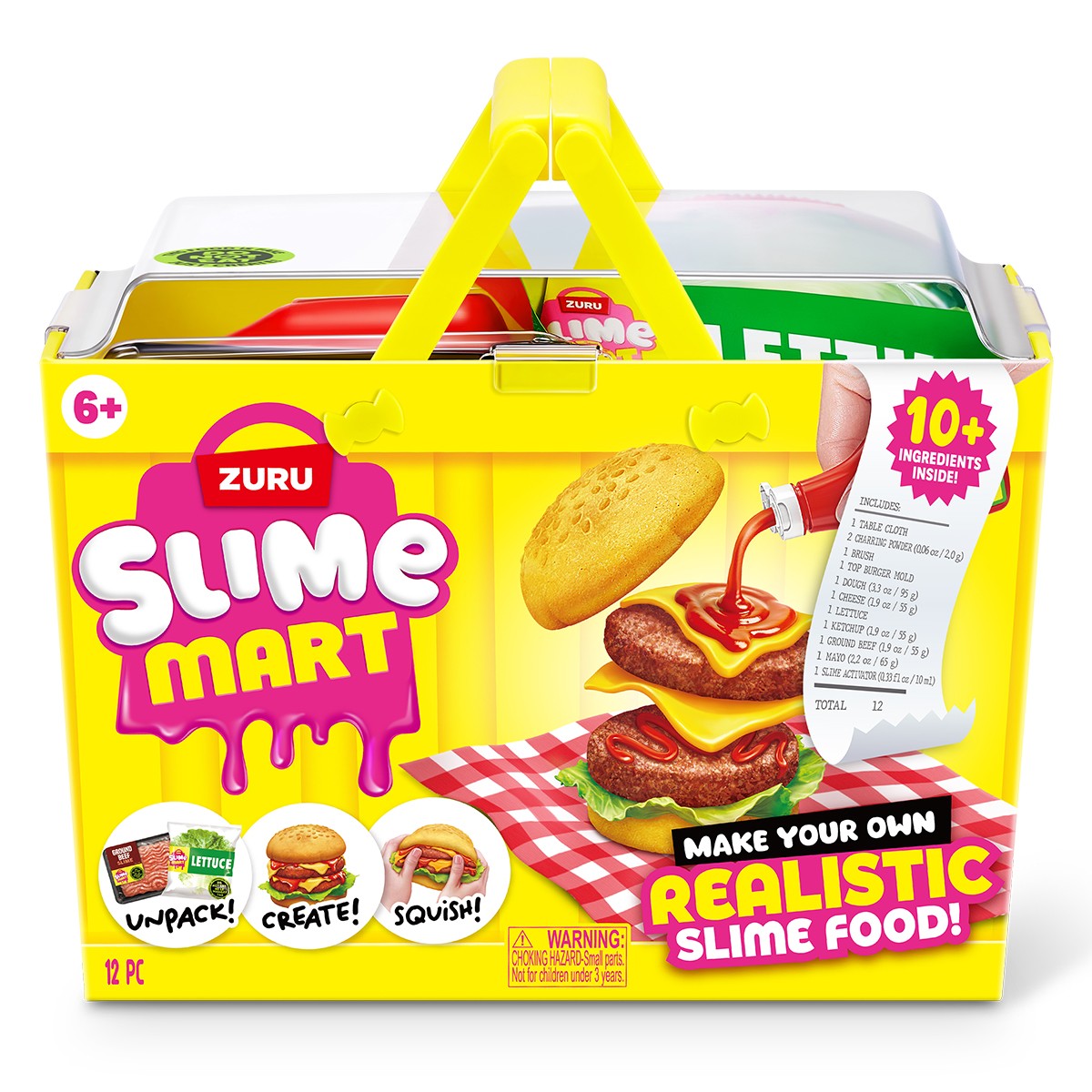 1297грн+15% дисконт Арт.15905A Ігровий набір зі слаймами Slime Mart серії Shopping Basket – Бургер