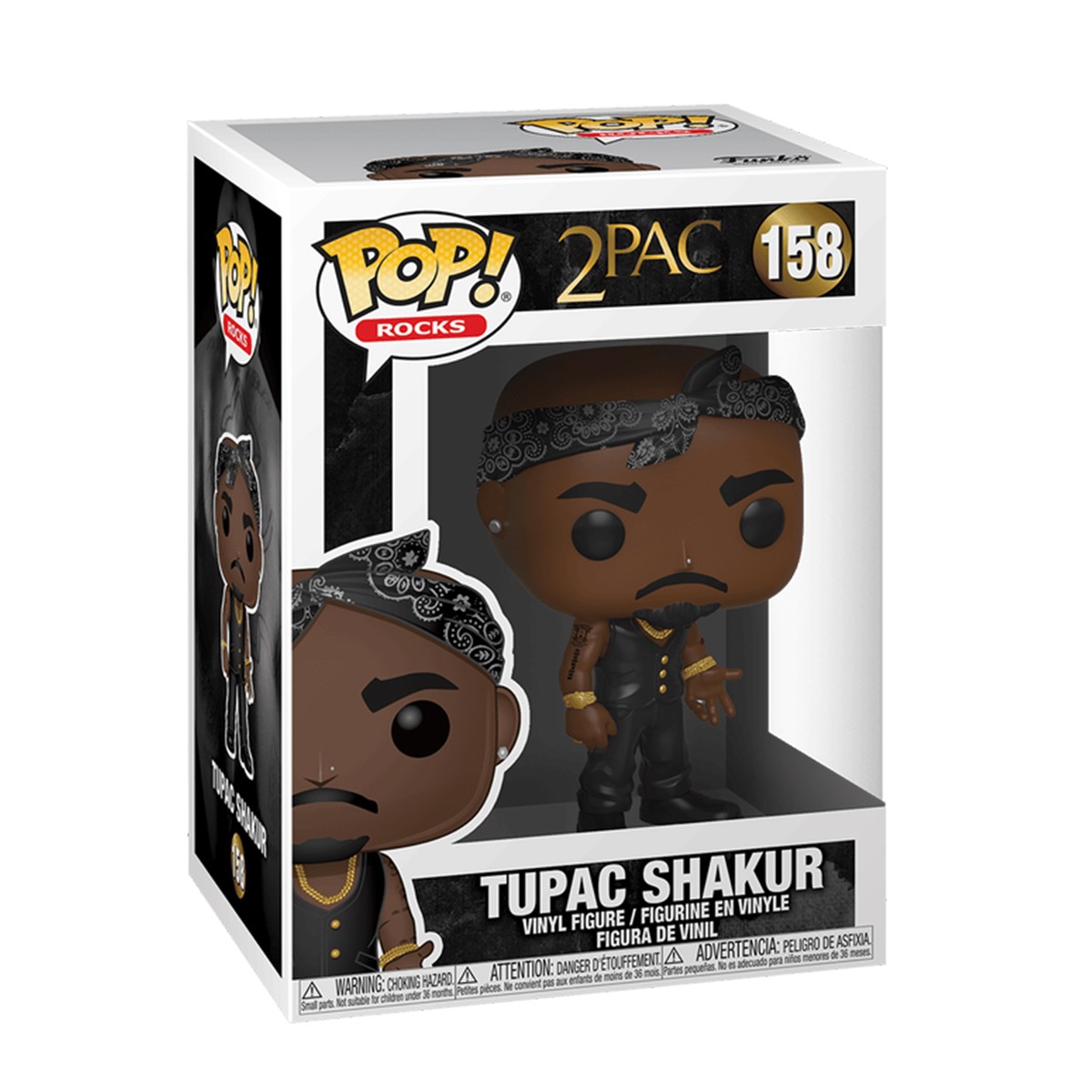 845грн+15% дисконт Арт.45432 Ігрова фігурка Funko POP! - Тупак Шакур з банданою