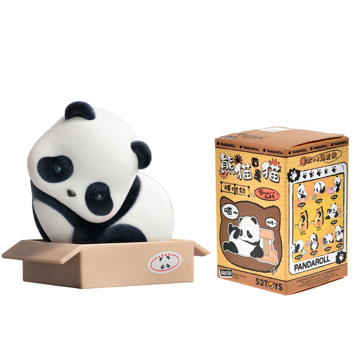 795грн+15% дисконт Арт.22CB437GG13 Колекційна фігурка POP TOP 52Toys серії Panda Roll - Мяв панди