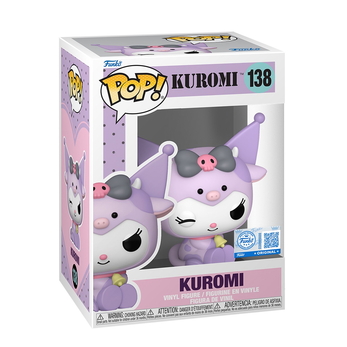 1145грн+15% дисконт Арт.91736 Ігрова фігурка Funko POP! серії Sanrio: Hello Kitty - Куромі (косплей корівки)