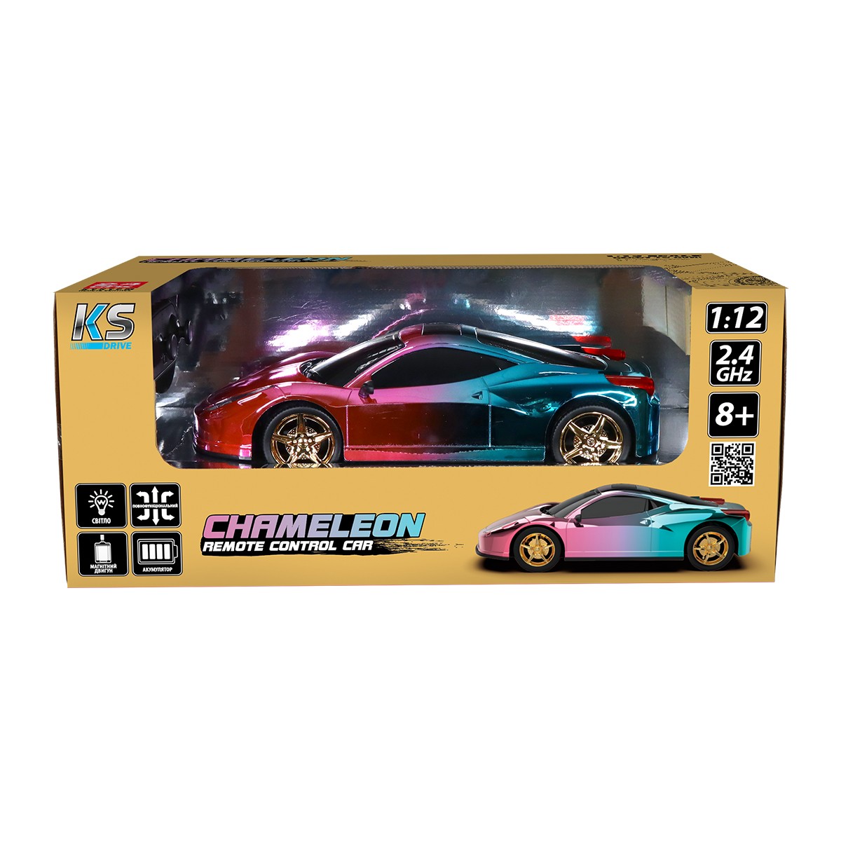 1497грн +15% дисконт Арт.SL-6083RH Автомобіль KS Drive на р/к – Chameleon (1:12)