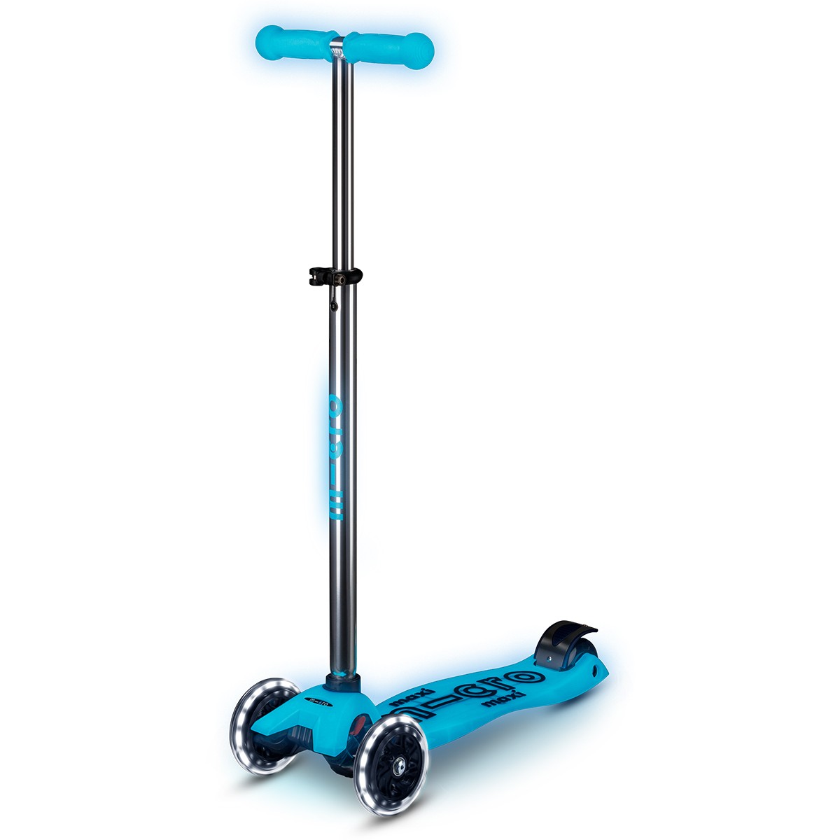 New! 5795грн+15% дисконт Арт.MMD366 Самокат Micro серії Maxi Deluxe Glow LED – Синій кришталь