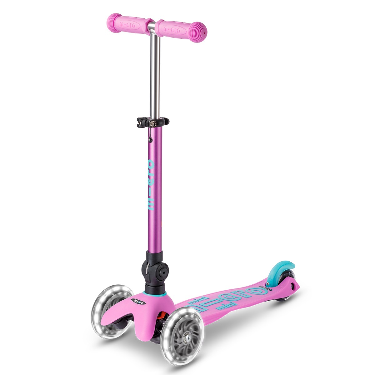 New! 4595гнн+15% дисконт Арт.MMD398 Самокат MICRO складний серії Mini Deluxe Foldable LED – Лавандовий