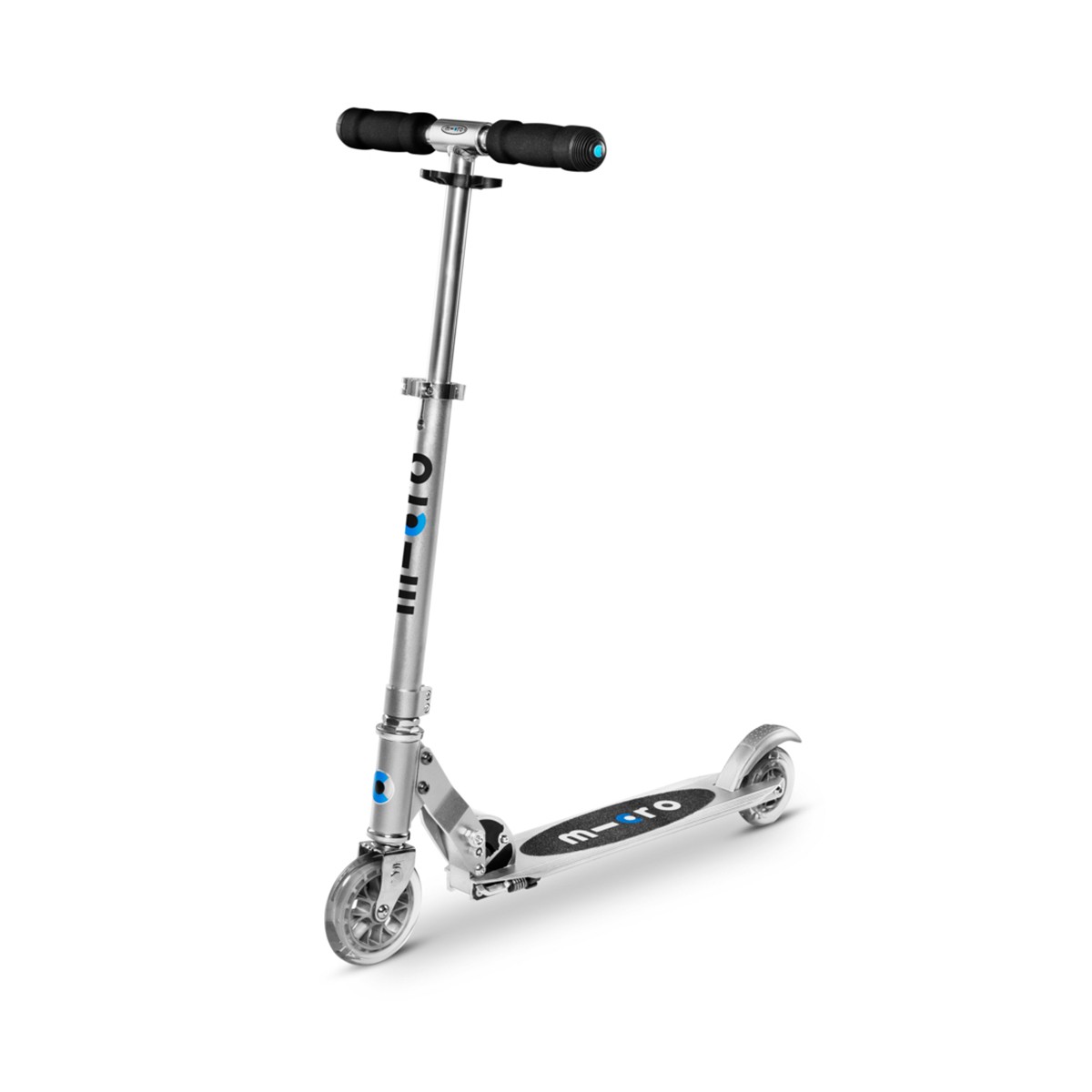 4595грн+15% дисконт Арт.SA0019 Самокат MICRO серії Sprite – Матовий сріблястий