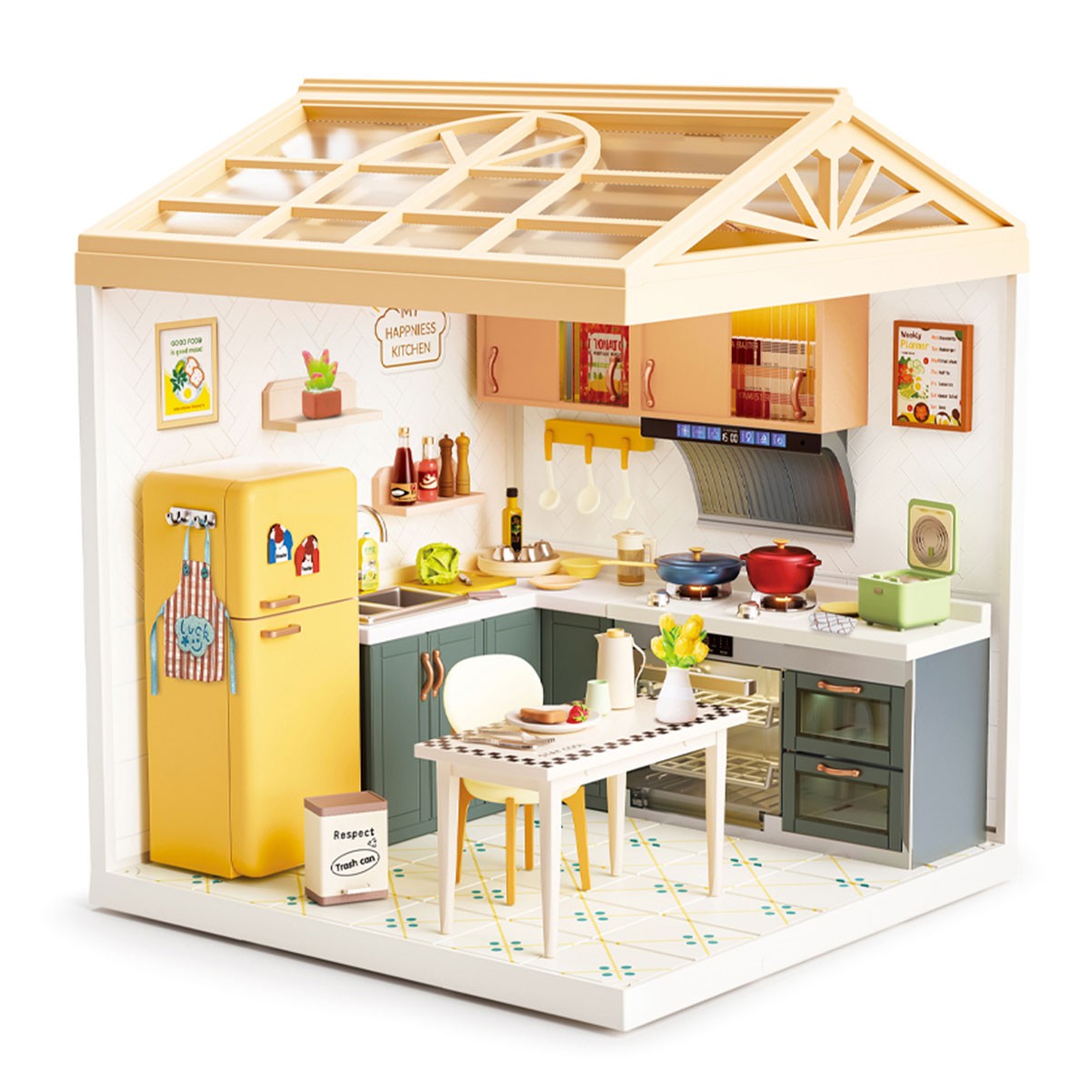 1495грн+15% дисконт Арт.8005 Конструктор-румбокс Mini House серії Інтер'єр – Кухня (світло)