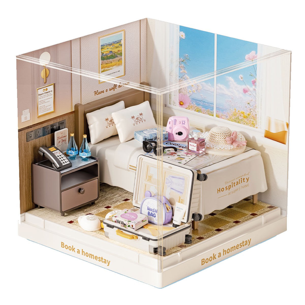 795грн+15% дисконт Арт.8038 Конструктор-румбокс Mini House серії Інтер'єр Міні – Готельний номер