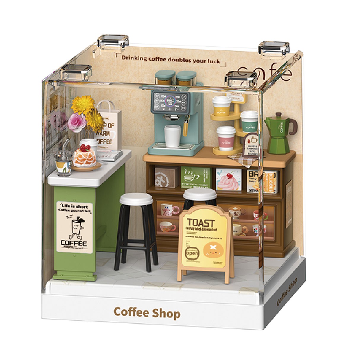 795грн+15% дисконт Арт.8034 Конструктор-румбокс Mini House серії Інтер'єр Міні – Кав’ярня