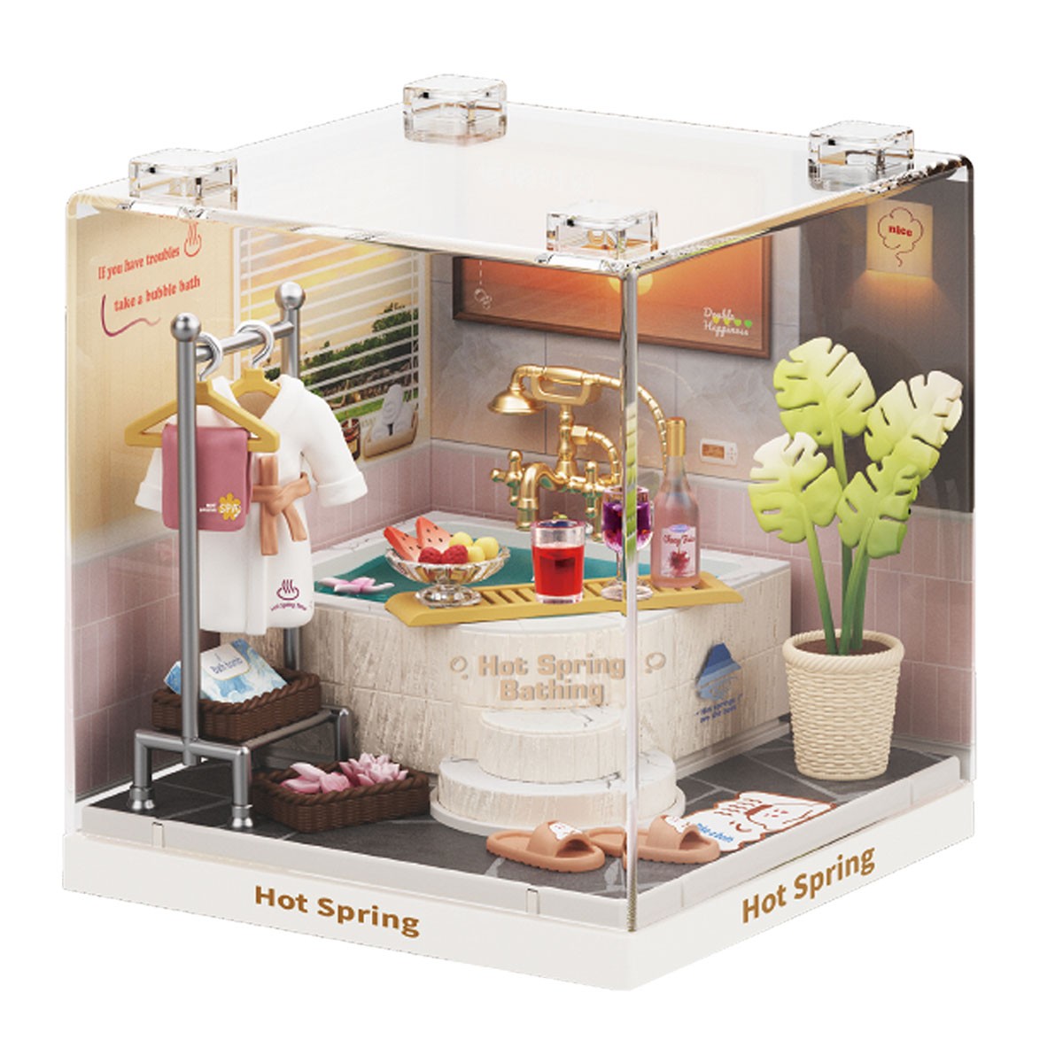 795грн+15% дисконт Арт.8041 Конструктор-румбокс Mini House серії Інтер'єр Міні – Термальна купальня