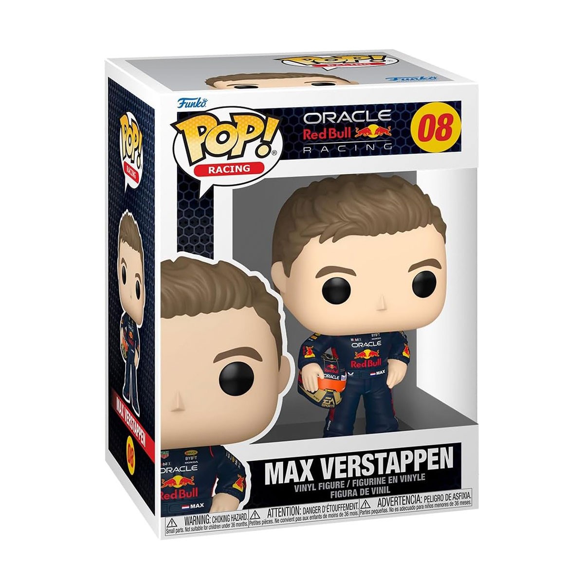 845грн+15% дисконт Арт.80580 Ігрова фігурка Funko POP! серії Формула-1 - Макс Ферстаппен з шоломом