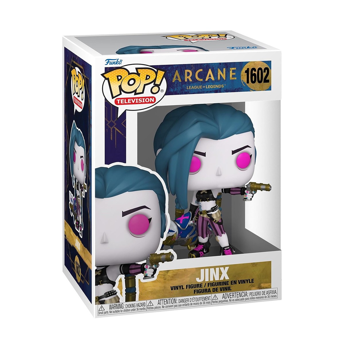 845грн+15% дисконт Арт.75649 Ігрова фігурка Funko POP! серії Аркейн - Джинкс