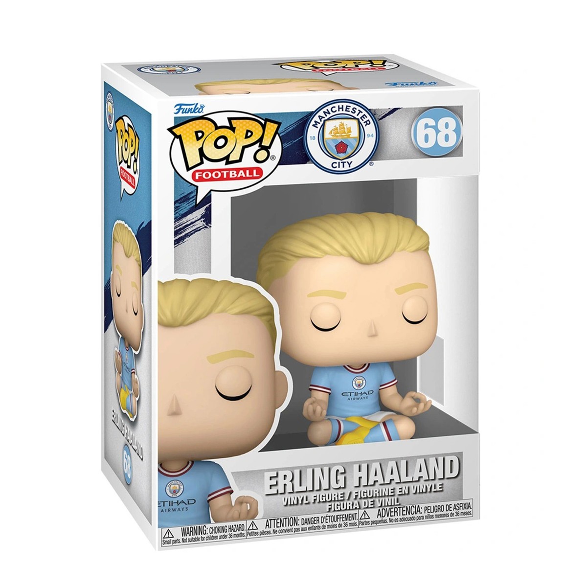 945грн+15% дисконт Арт.89365 Ігрова фігурка Funko POP! серії Футбол: Манчестер Сіті - Ерлінг Голанд