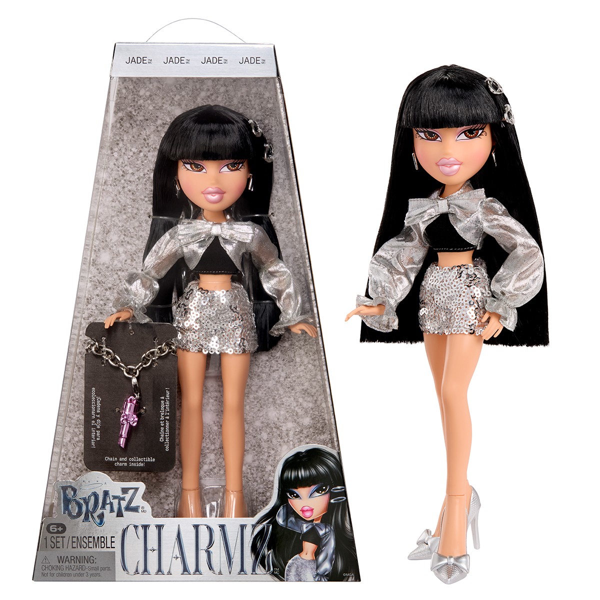 2195грн+15% дисконт Арт.599357 Ігровий набір з лялькою Bratz серії Charmz – Джейд