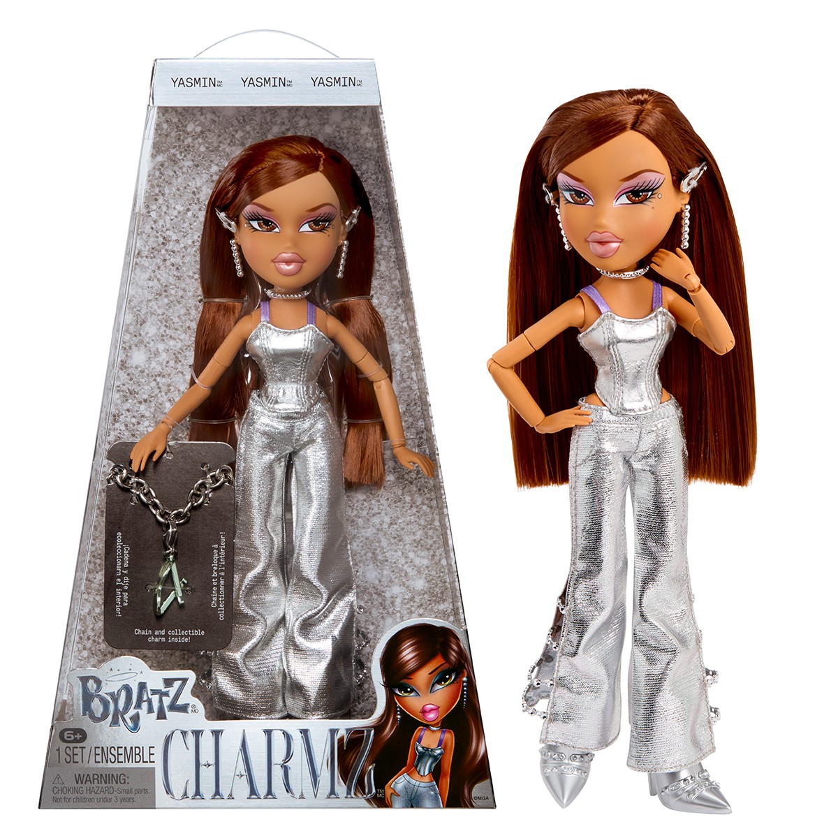 2195грн+15% дисконт Арт.599340 Ігровий набір з лялькою Bratz серії Charmz – Ясмін