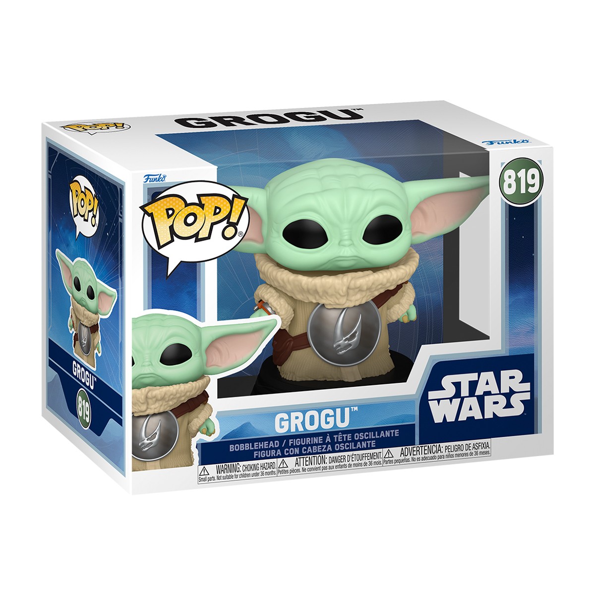 945грн+15% дисконт Арт.90447 Ігрова фігурка Funko POP! серії Мандалорець - Ґроґу з бронею Брудорога