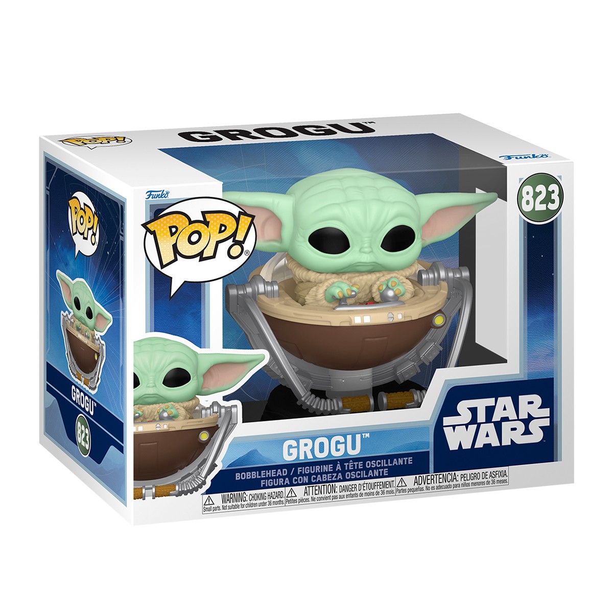 945грн+15%дисконт Арт.90451 Ігрова фігурка Funko POP! серії Мандалорець - Ґроґу у колясці