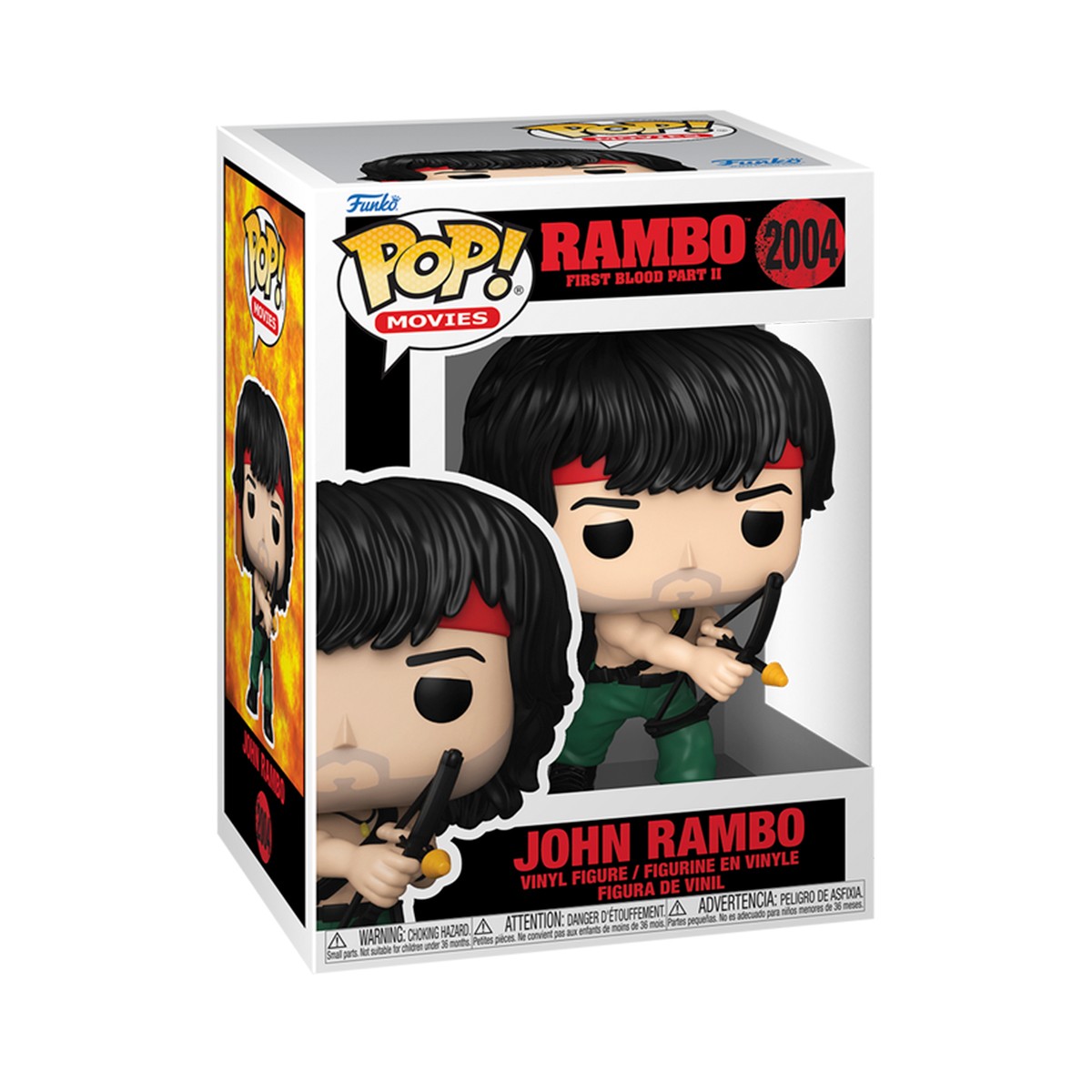 995грн +15% дисконт Арт.90362 Ігрова фігурка Funko POP! серії Рембо 2 - Джон Рембо з луком