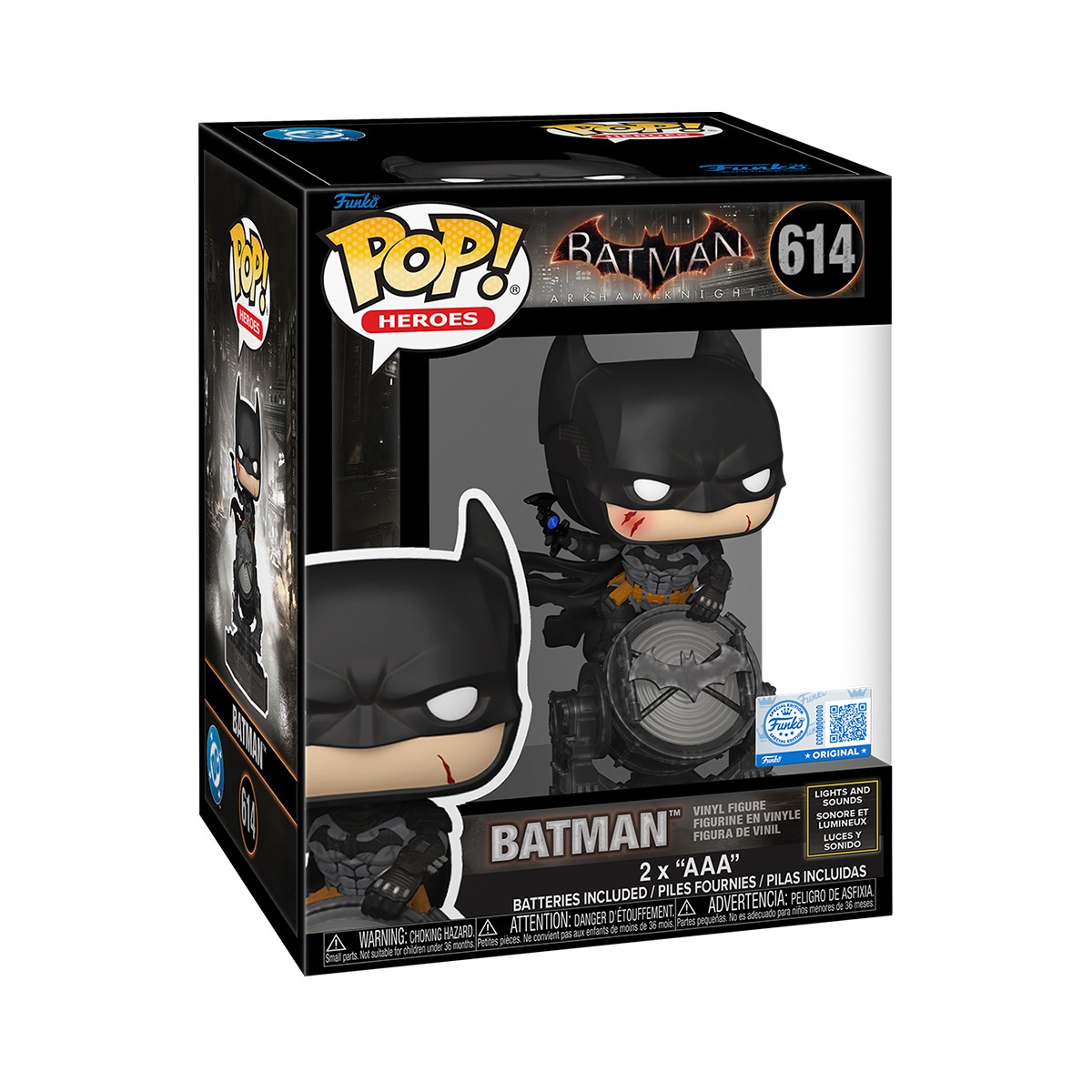 1345грн+15% дисконт Арт.90378 Ігрова фігурка Funko POP! серії Бетмен - Бетмен і Бет-сигнал (звук, світло)