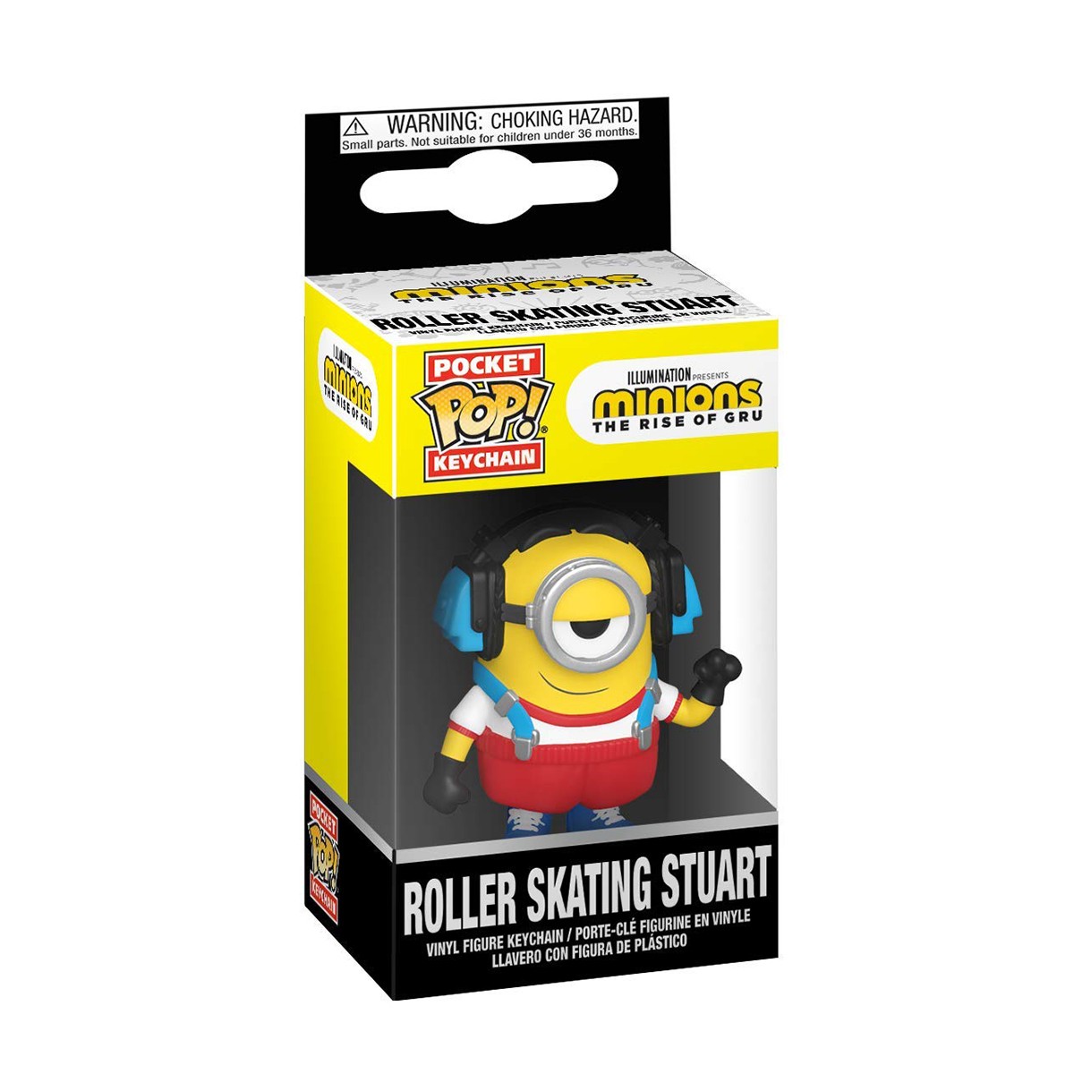 425грн+15% дисконт Арт.47797 Ігрова фігурка на кліпсі Funko POP! серії Посіпаки 2 - Стюарт на роликах