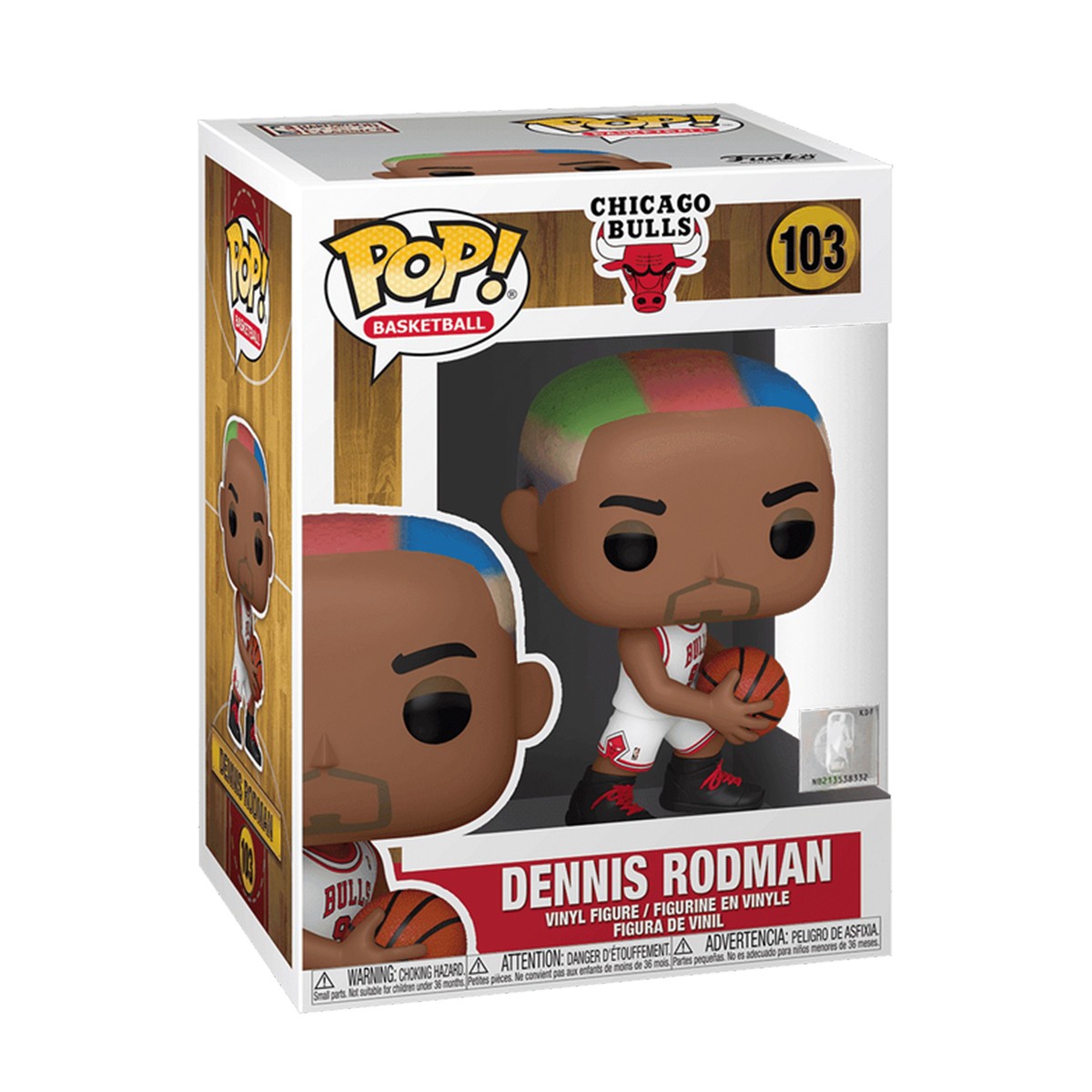 945грн+15% дисконт Арт.55216 Ігрова фігурка Funko POP! серії NBA: Chicago Bulls - Денніс Родман