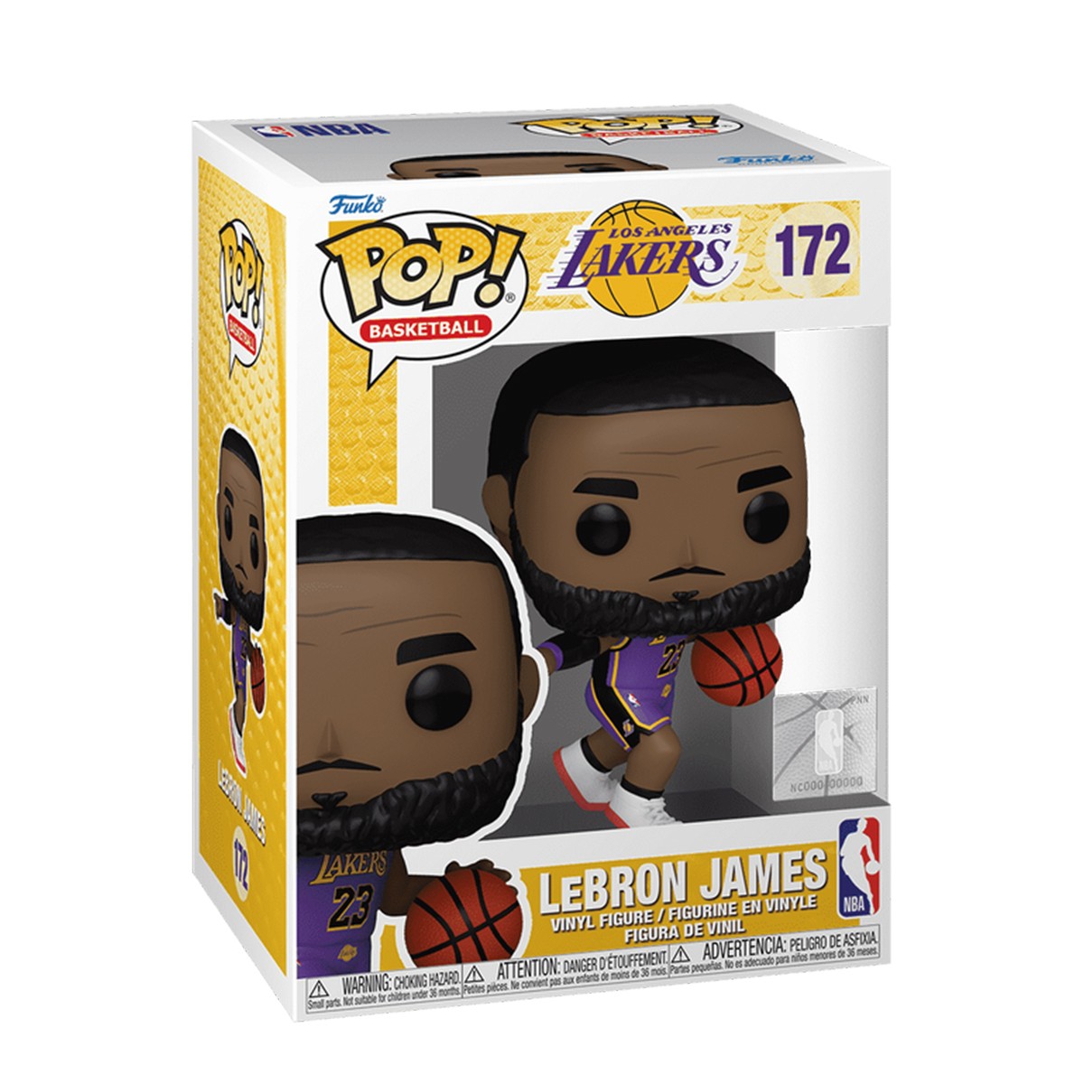 945грн+15% дисконт Арт.75117 Ігрова фігурка Funko POP! серії NBA: Los Angeles Lakers - Леброн Джеймс