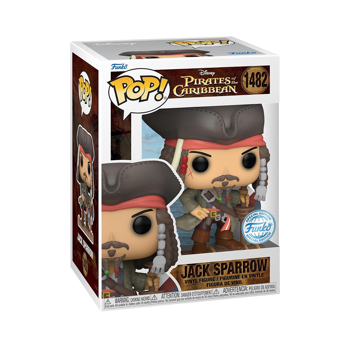 945грн+15% дисконт Арт.81940 Ігрова фігурка Funko POP! серії Пірати Карибського моря - Джек Спарроу