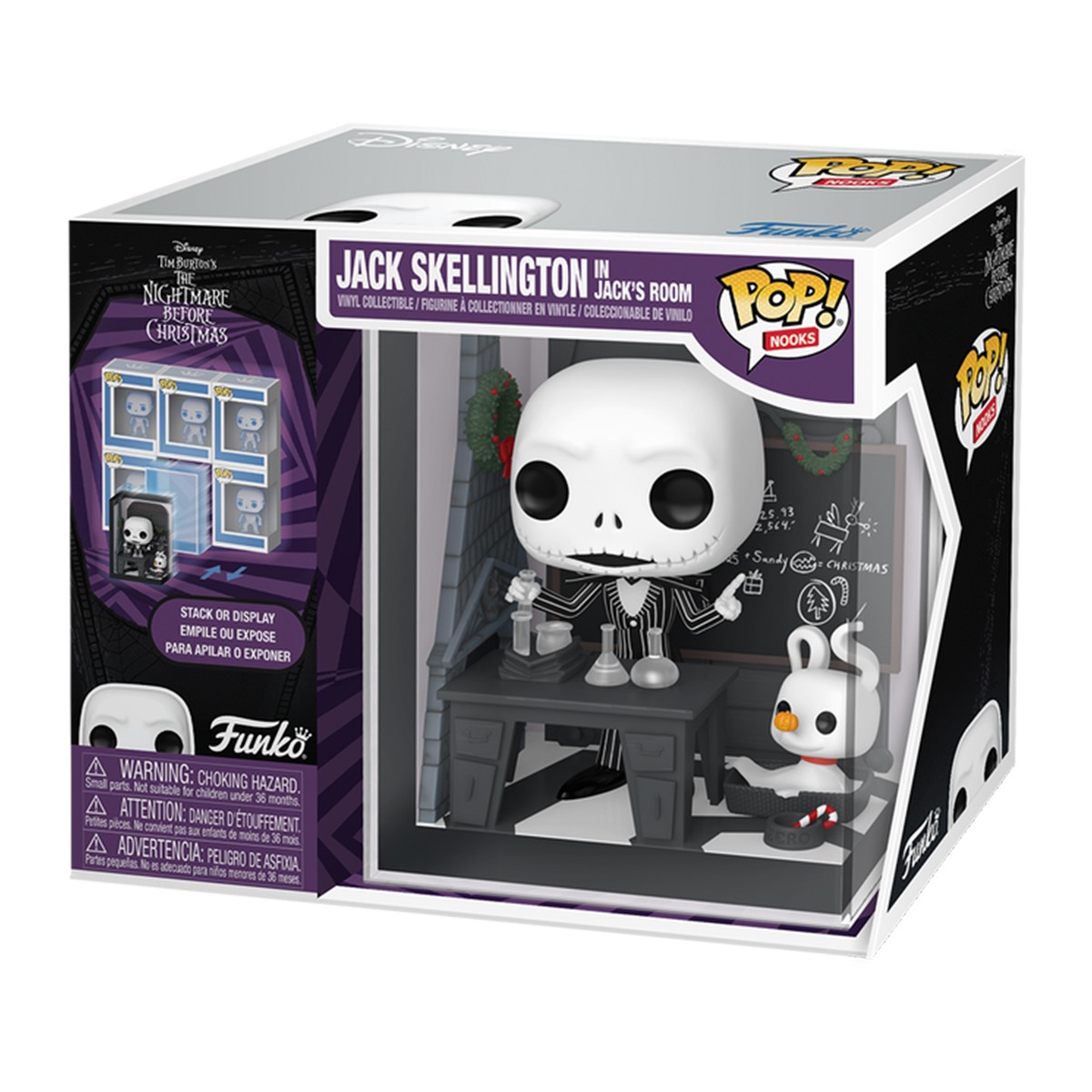 1395грн+15% дисконт Арт.90377 Ігрова фігурка Funko POP! Nooks - Кімната Джека Скеллінгтона