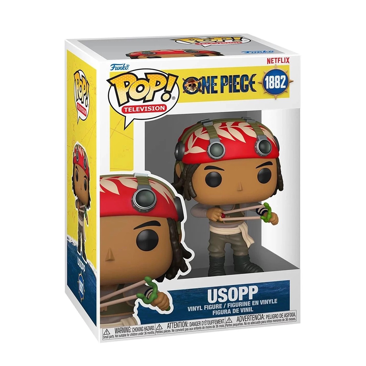 945грн+15% дисконт Арт.75668 Ігрова фігурка Funko POP! серії Великий куш S1 - Усопп