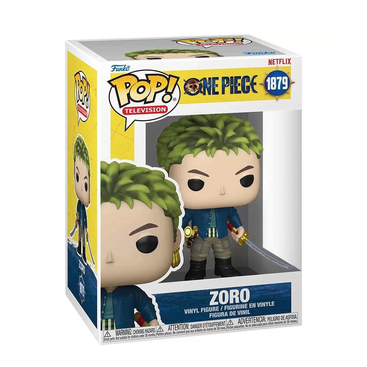 945грн+15% дисконт Арт.75669 Ігрова фігурка Funko POP! серії Великий куш S1 - Зоро