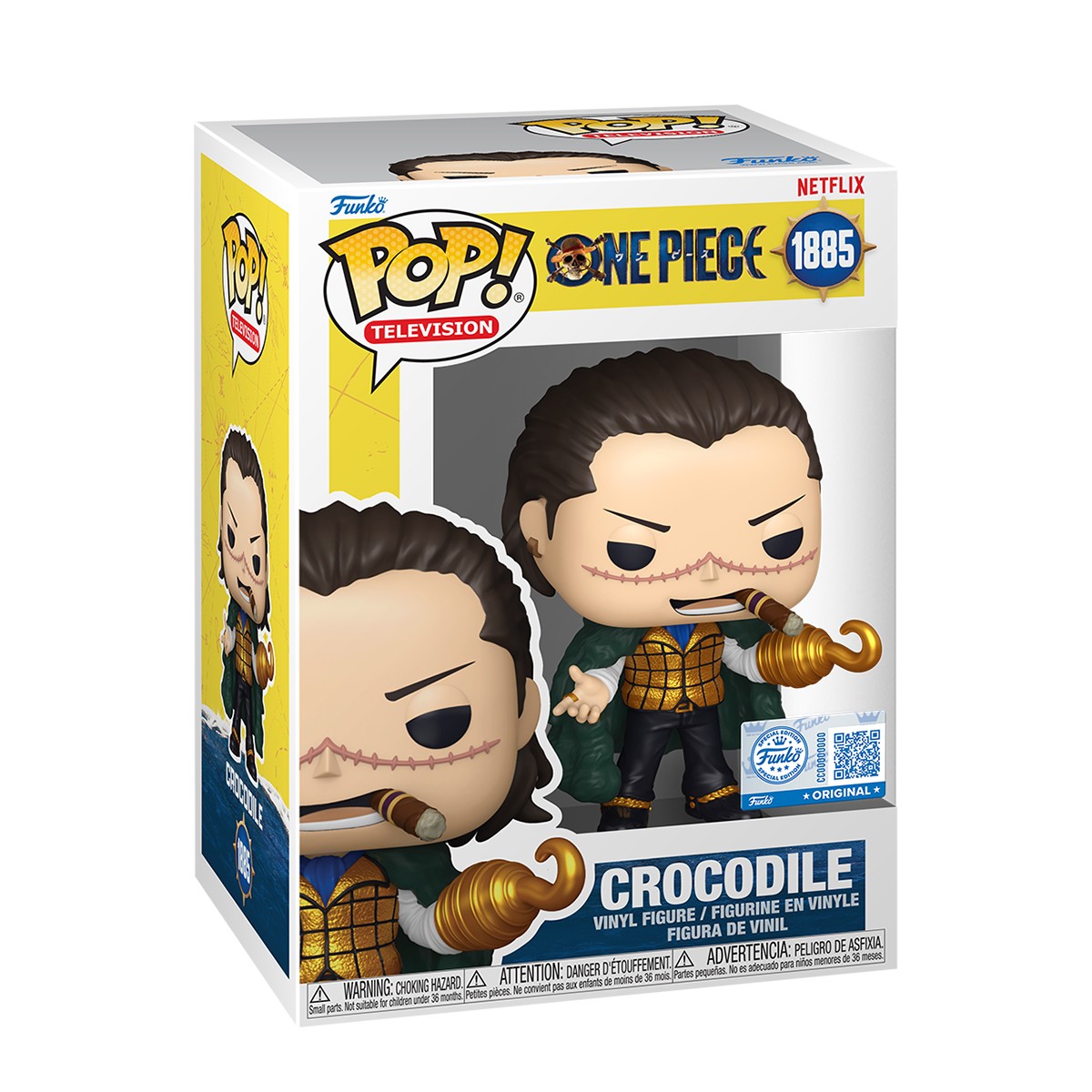 1245грн+15% дисконт Арт.92036 Ігрова фігурка Funko POP! серії Великий куш S1 - Крокодайл
