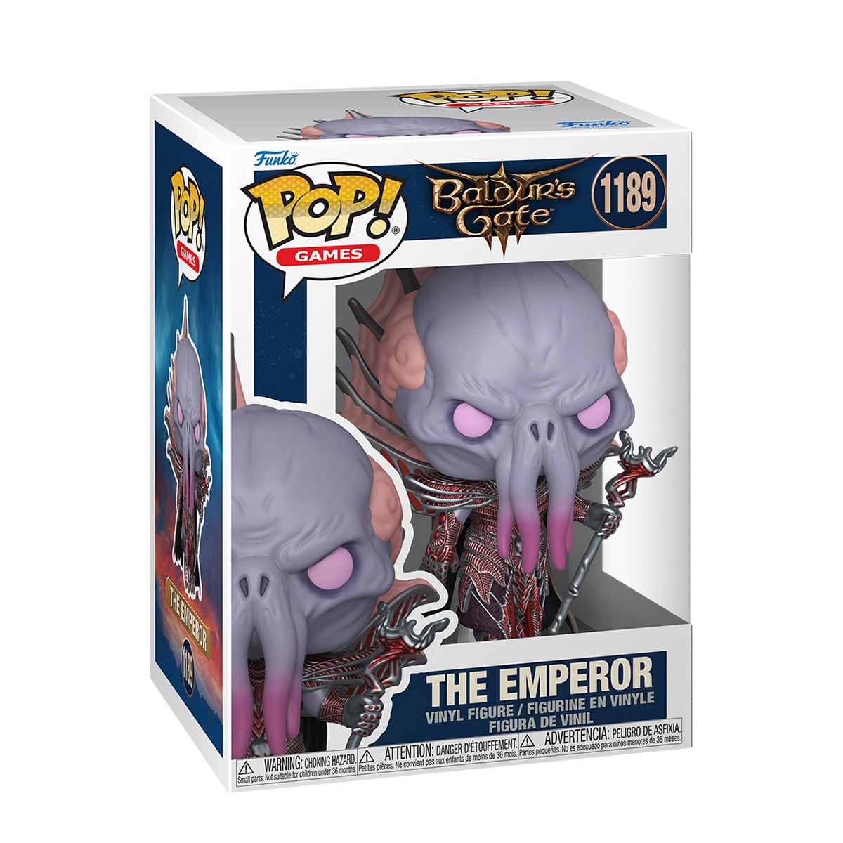 945грн+15% дисконт Арт.91595 Ігрова фігурка Funko POP! серії Ворота Балдура 3 - Імператор