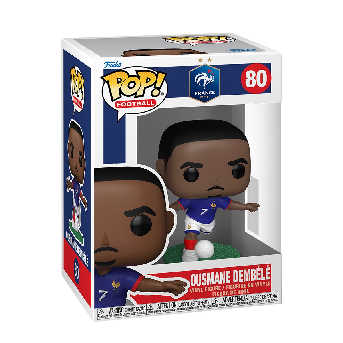 945грн+15% дисконт Арт.92732 Ігрова фігурка Funko POP! серії Футбол: Франція - Усман Дембеле