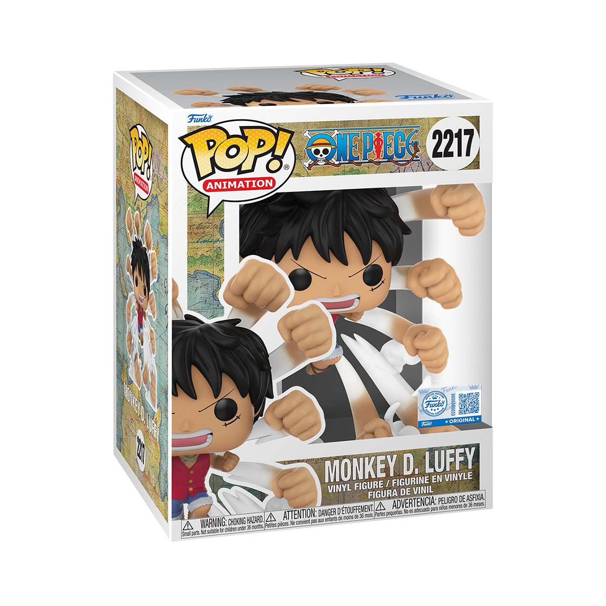 1345грн +15% дисконт Арт.92222 Ігрова фігурка Funko POP! серії Великий куш - Луффі (Гому Гому но Кулемет Гатлінга)