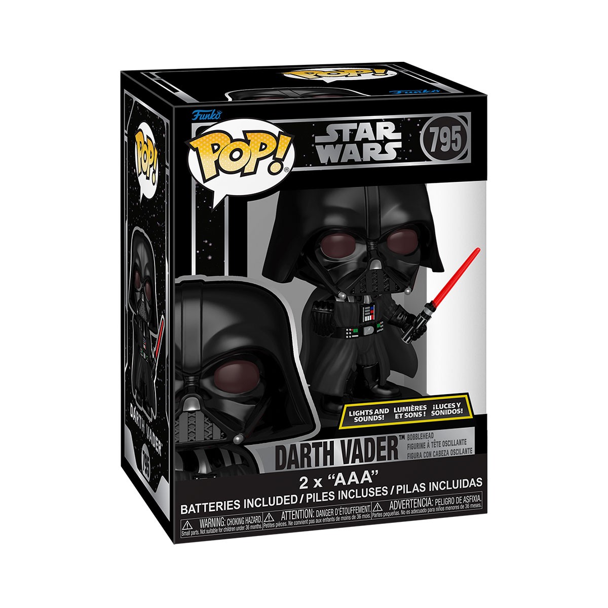 945грн+15% дисконт Арт.86454 Ігрова фігурка Funko POP! серії Зоряні війни - Дарт Вейдер (звук, світло)