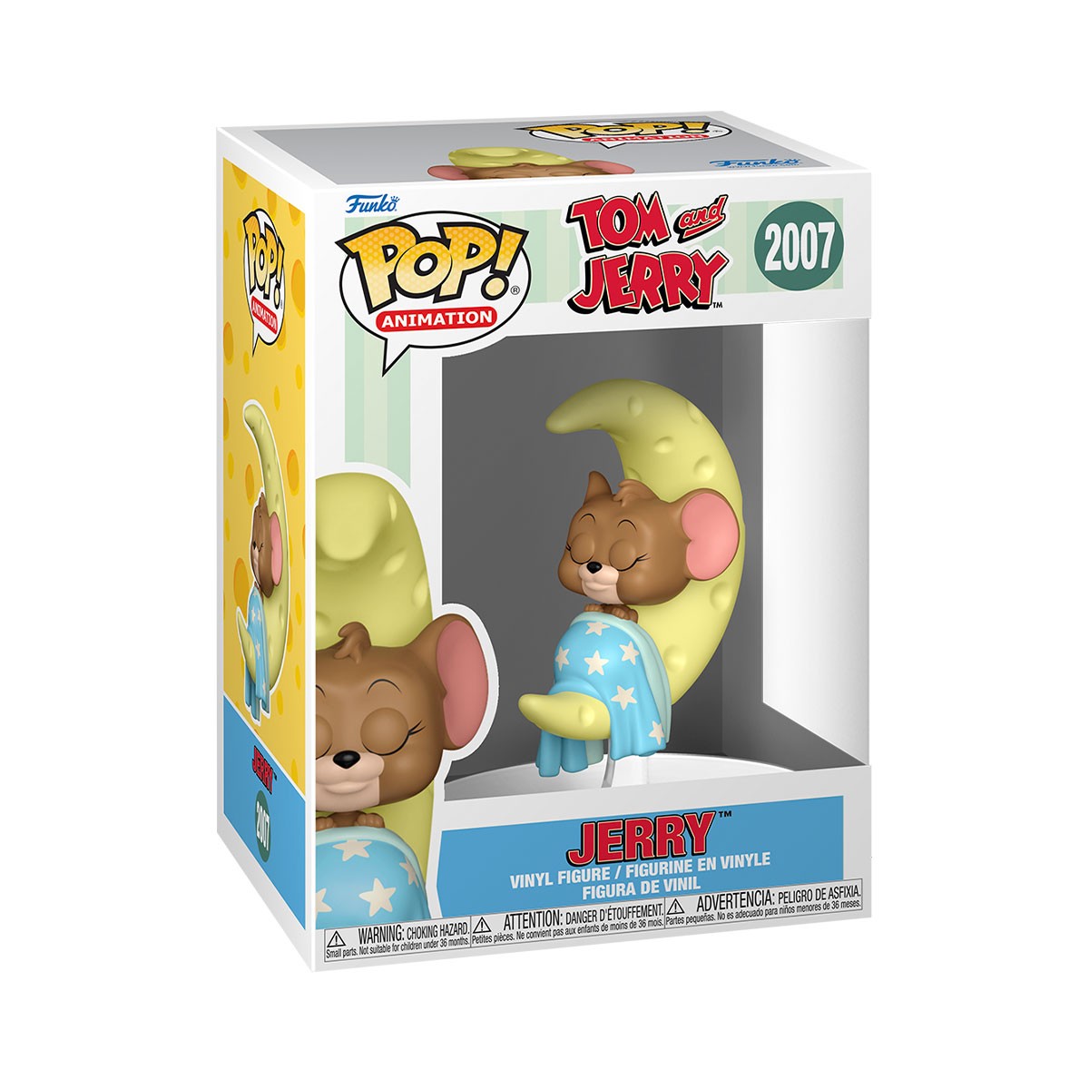 945грн +15%дисконт Арт.86281 Ігрова фігурка Funko POP! серії Том і Джеррі S4 - Джеррі на сирному місяці
