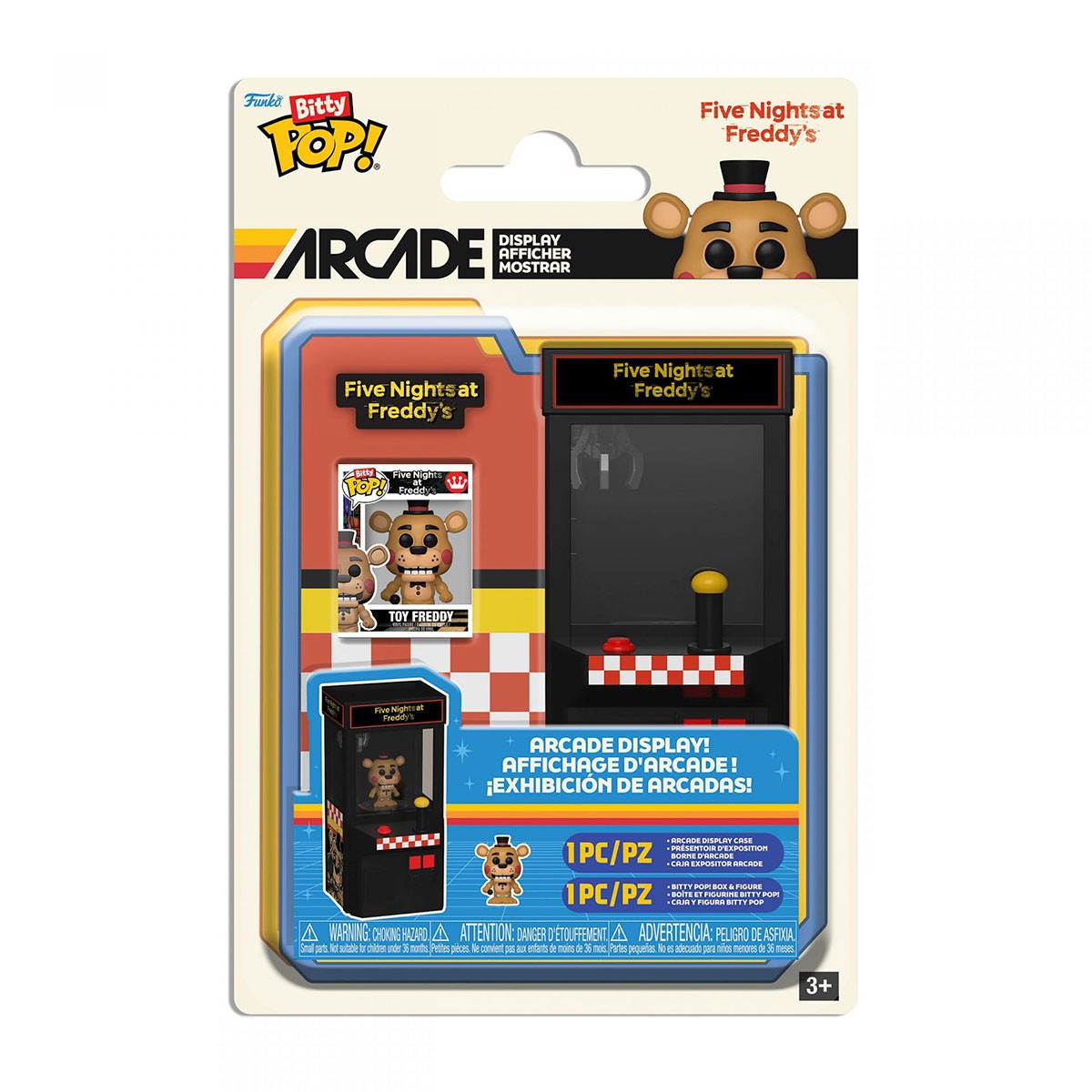 525грн+10% дисконт Арт.85251 Ігровий набір Bitty POP! Arcade серії 5 ночей у Фредді - ФРЕДДІ