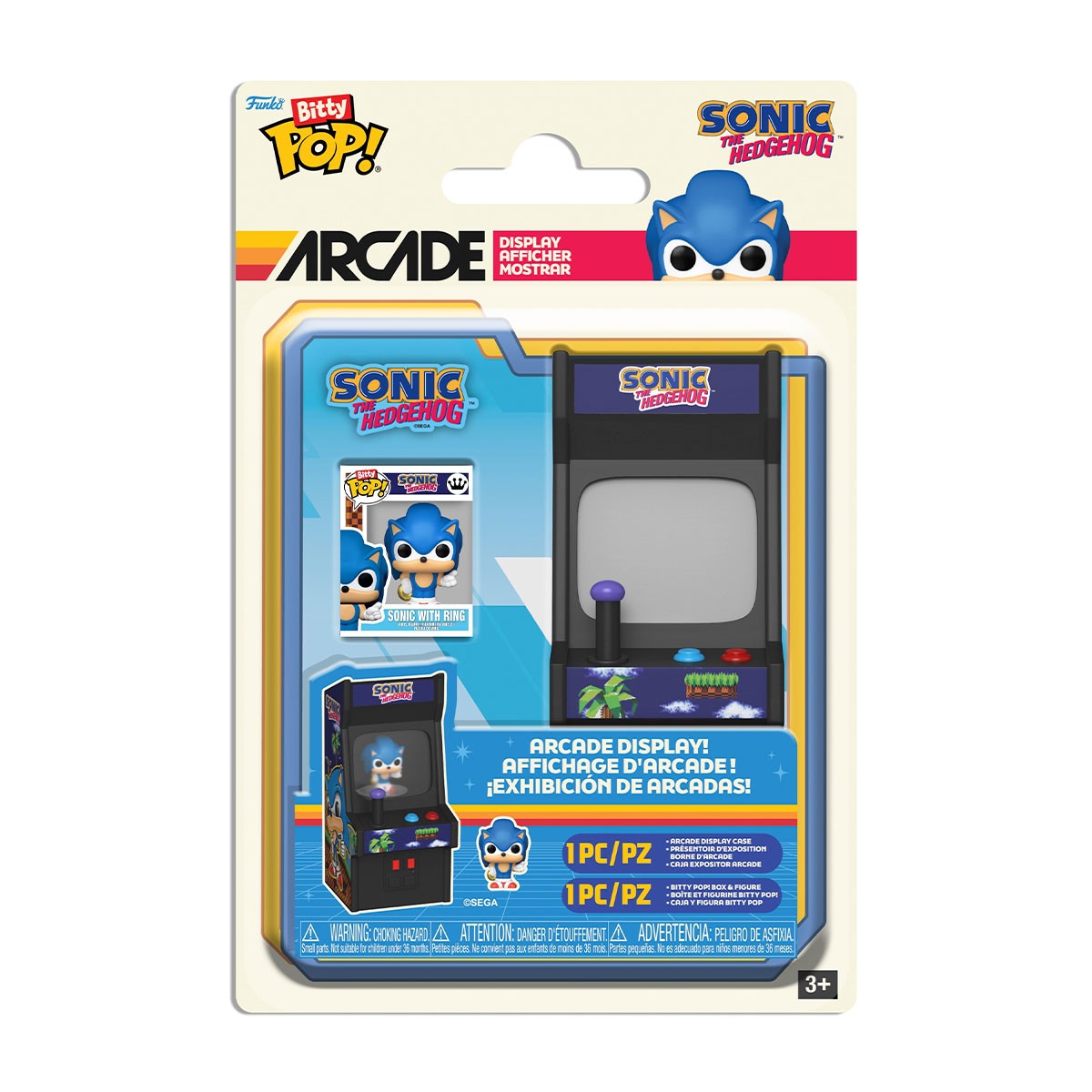 525грн+10% дисконт Арт.85250 Ігровий набір Bitty POP! Arcade серії Їжак Сонік - Їжак Сонік
