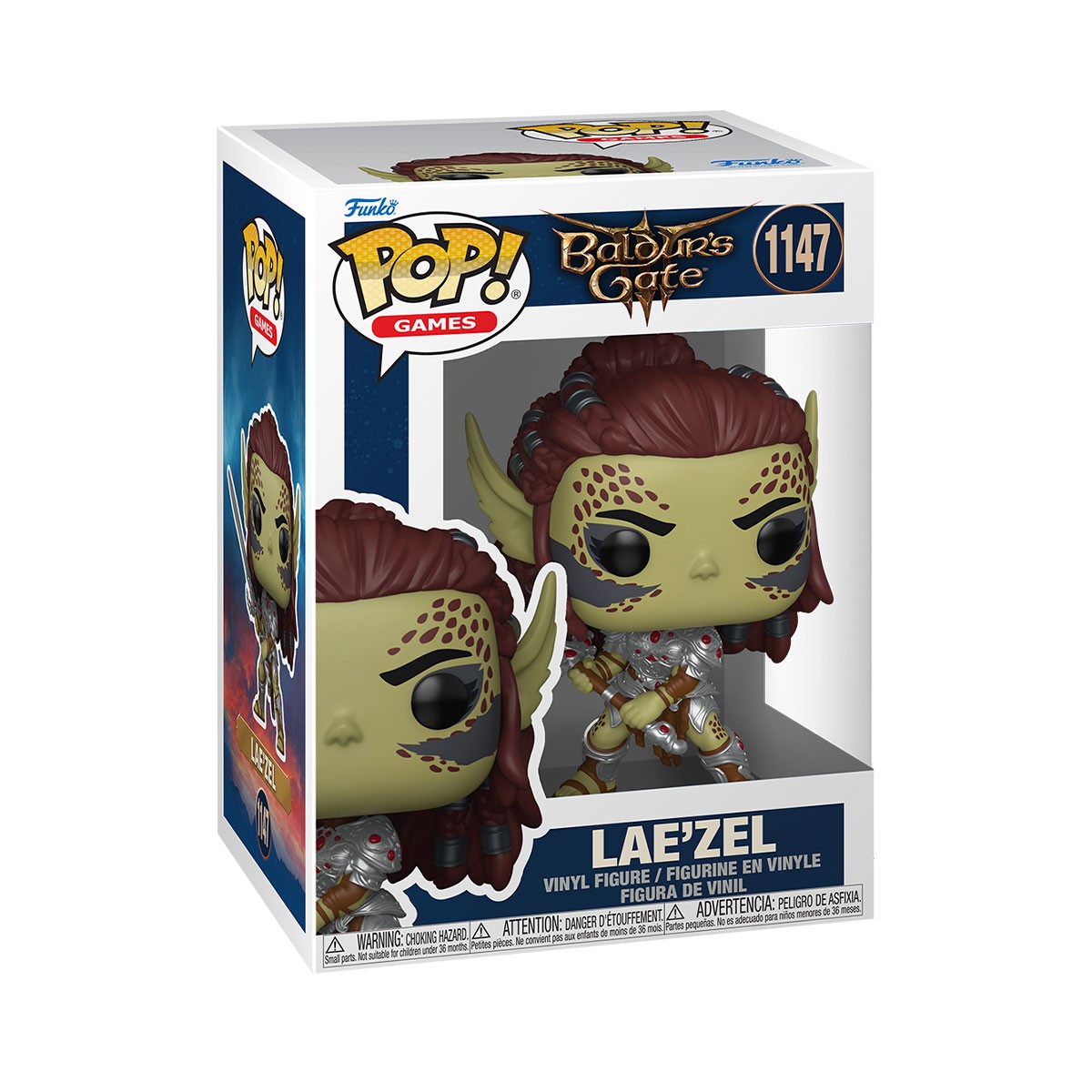 945грн+15% дисконт Арт.88348FІгрова фігурка Funko POP! серії Ворота Балдура - Лей'зель з мечем