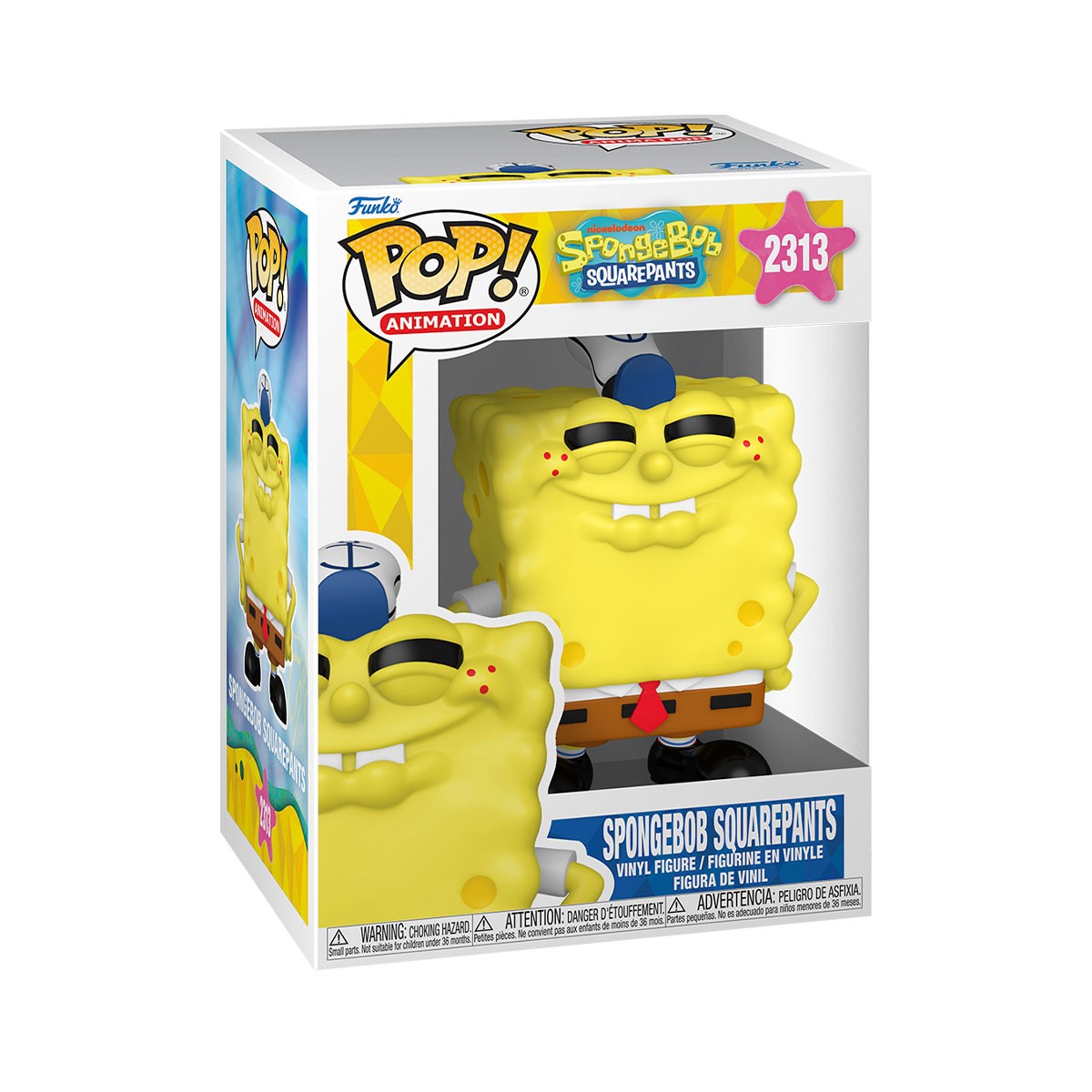 995грн+15% дисконт Арт.90363 Ігрова фігурка Funko POP! серії Губка Боб Квадратні Штани - Губка Боб (посміхається)