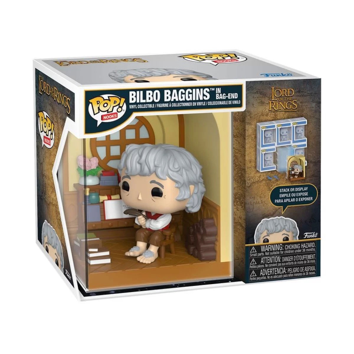 1595гре+15% дисконт Арт.90463 Ігрова фігурка Funko POP! Nooks серії Володар перснів - Більбо Торбин у Торбиному Куті