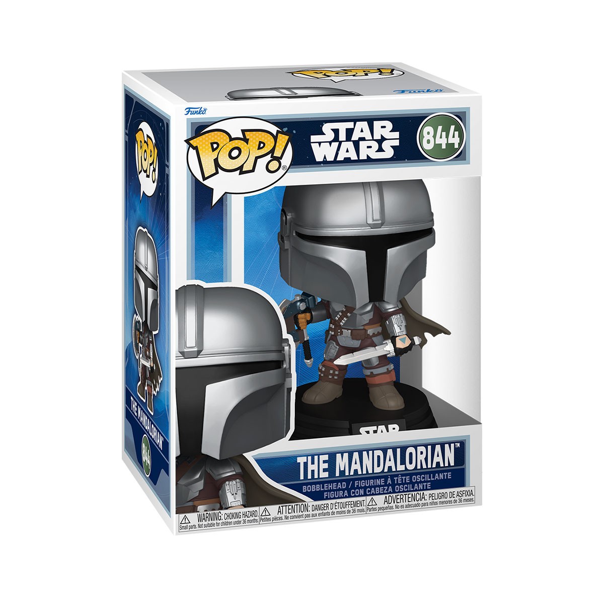 995грн+15% дисконт Арт.90824 Ігрова фігурка Funko POP! серії Мандалорець і Ґроґу - Мандалорець зі зброєю