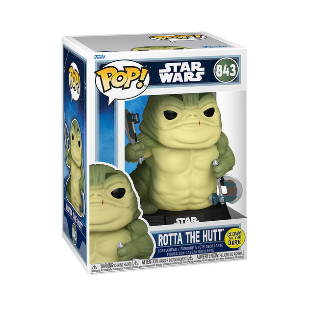 995грн+15% дисконт Арт.90823 Ігрова фігурка Funko POP! серії Мандалорець і Ґроґу - Ротта Хатт (GW)