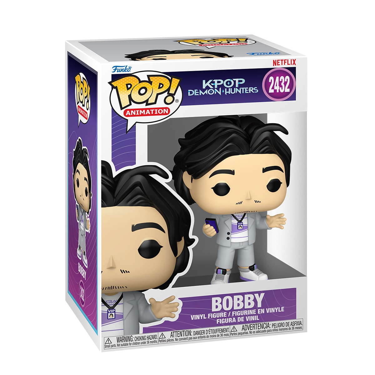 945грн+15% дисконт Арт.95804 Ігрова фігурка Funko POP! серії Кейпоп-мисливиці на демонів S2 - Боббі