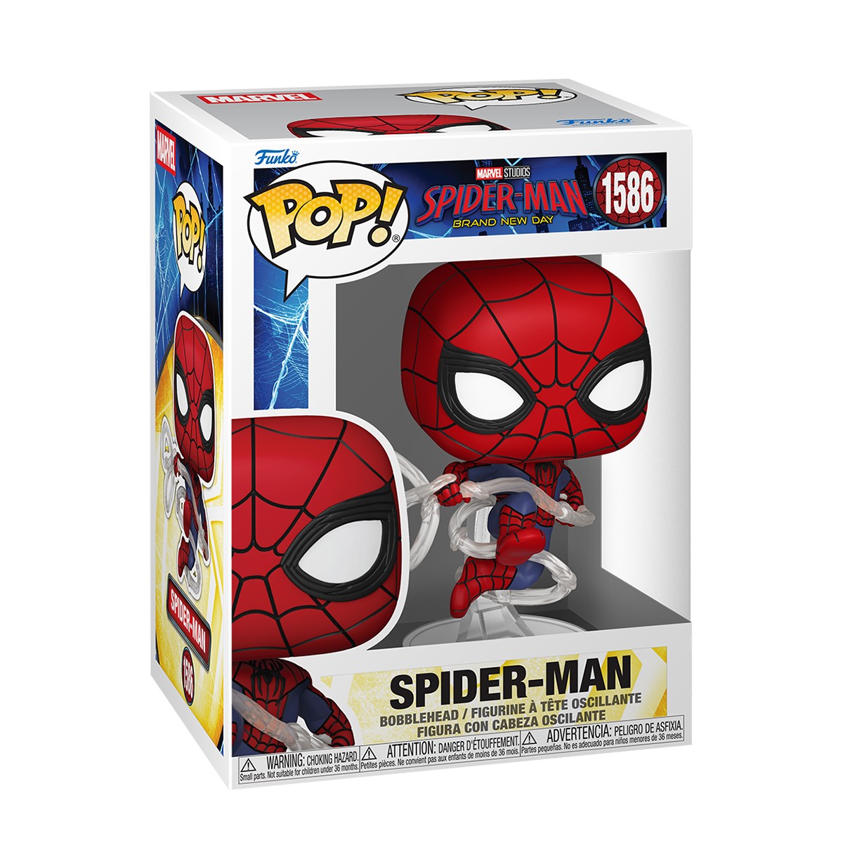 945грн+15% дисконт Арт.83963 Ігрова фігурка Funko POP! серії Людина-павук: Абсолютно новий день - Людина-павук