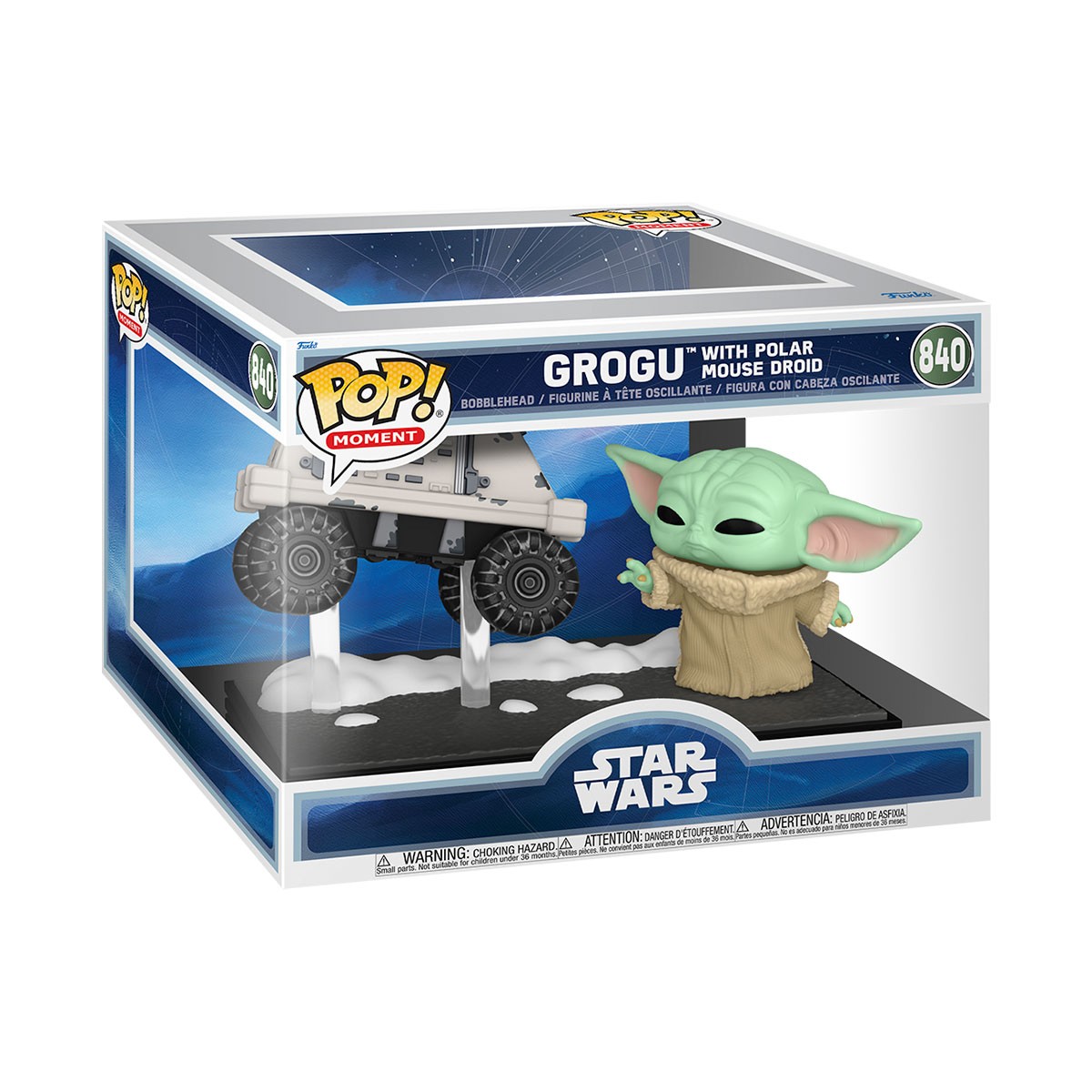 3175грн+20% дисконт Арт90813 Ігрова фігурка Funko POP! Moment серії Мандалорець і Ґроґу - Ґроґу і Ремонтний дроїд MSE-6