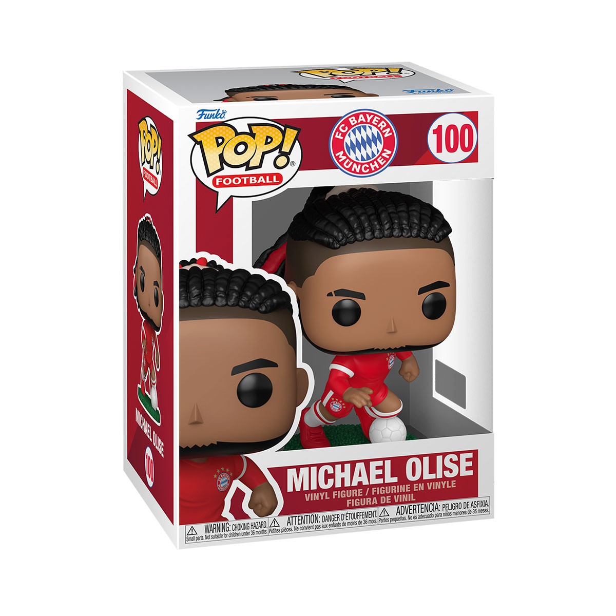 945грн+15% дисконт Арт.93751Ігрова фігурка Funko POP! серії Футбол: Баварія - Майкл Олізе