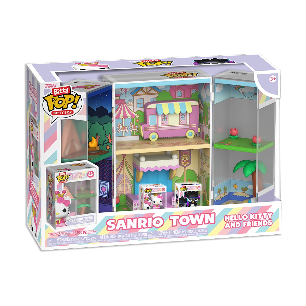 1745грн+15% дисконт Арт.93567 Ігровий набір Bitty POP! Boxes серії Sanrio - Містечко Санріо