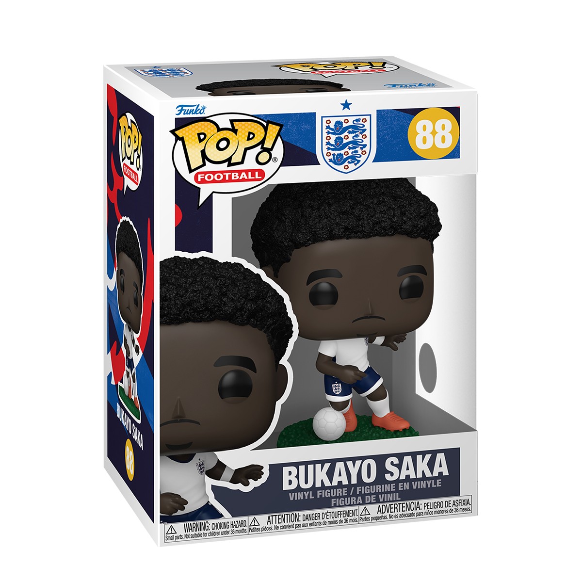 945грн+15% дисконт Арт.92719Ігрова фігурка Funko POP! серії Футбол: Англія - Букайо Сака
