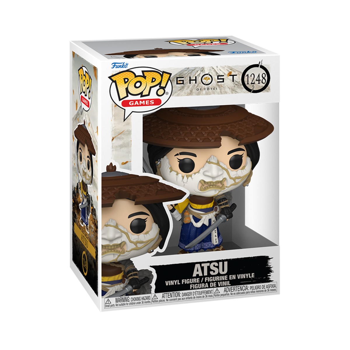 945грн+15% дисконт Арт.93689 Ігрова фігурка Funko POP! серії Ghost of Yotei - Ацу